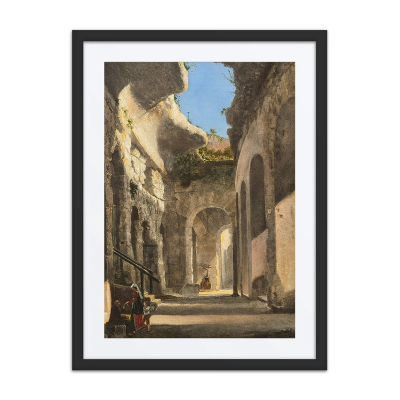 The Ruins of the Colosseum with Figures