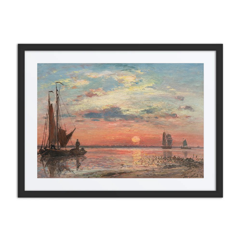 The Scheldt Near Antwerp, Sunset