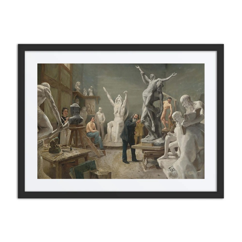 The sculptor’s Studio