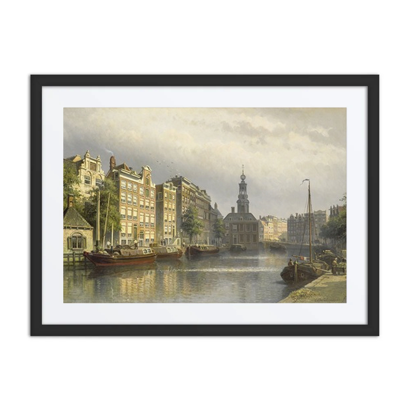 The Singel, Amsterdam, Looking Towards the Mint