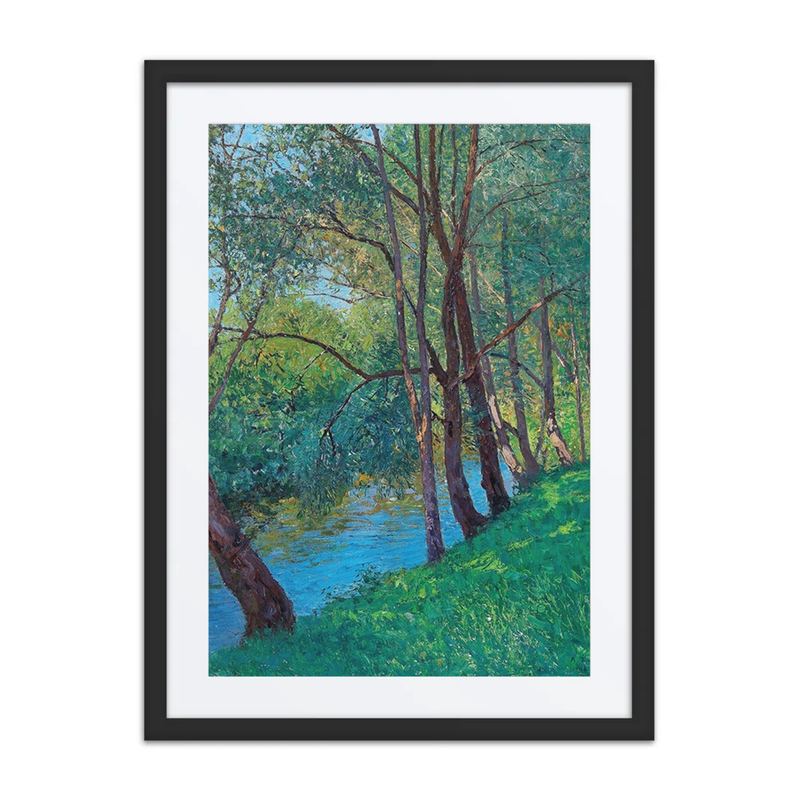 The Stream in the au on the Krems Lower Austria Krems, Danube