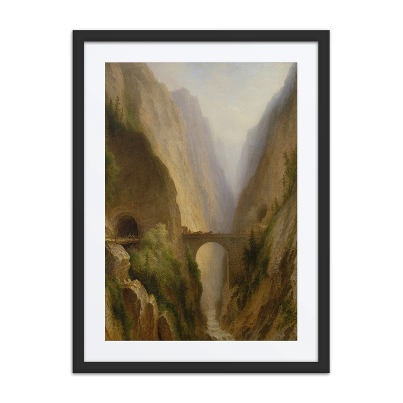 The via Mala in Graubünden