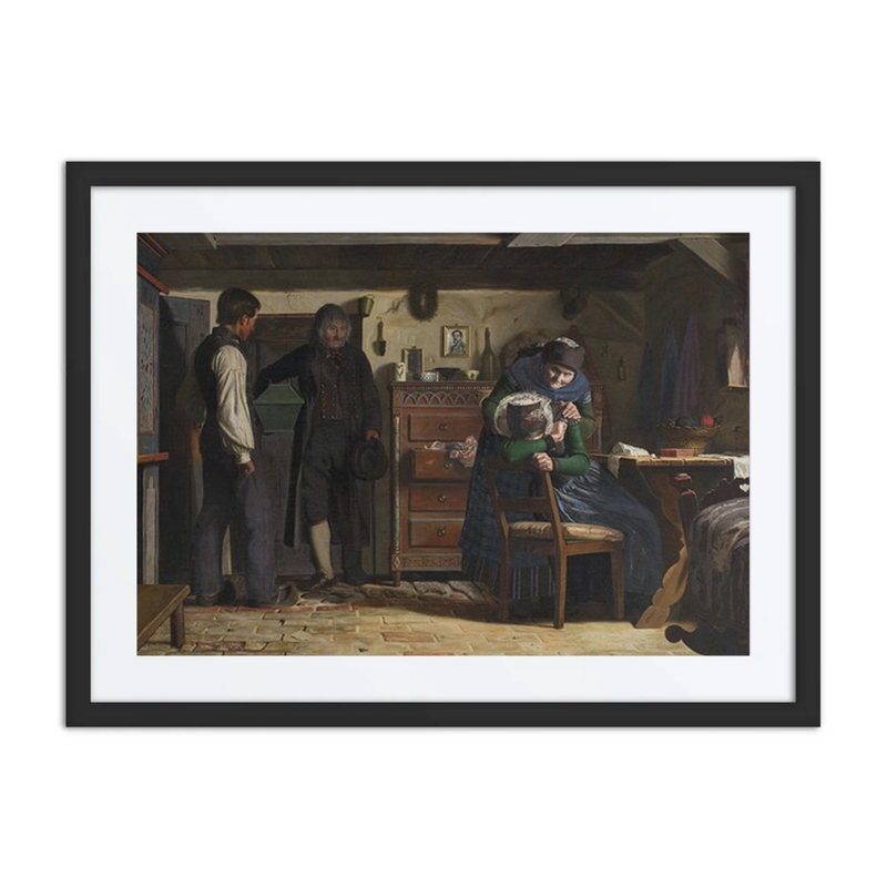 The Village Carpenter Bringing a Coffin for a Dead Child