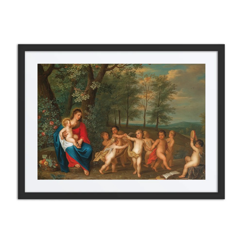 The Virgin and Child with Dancing Angels