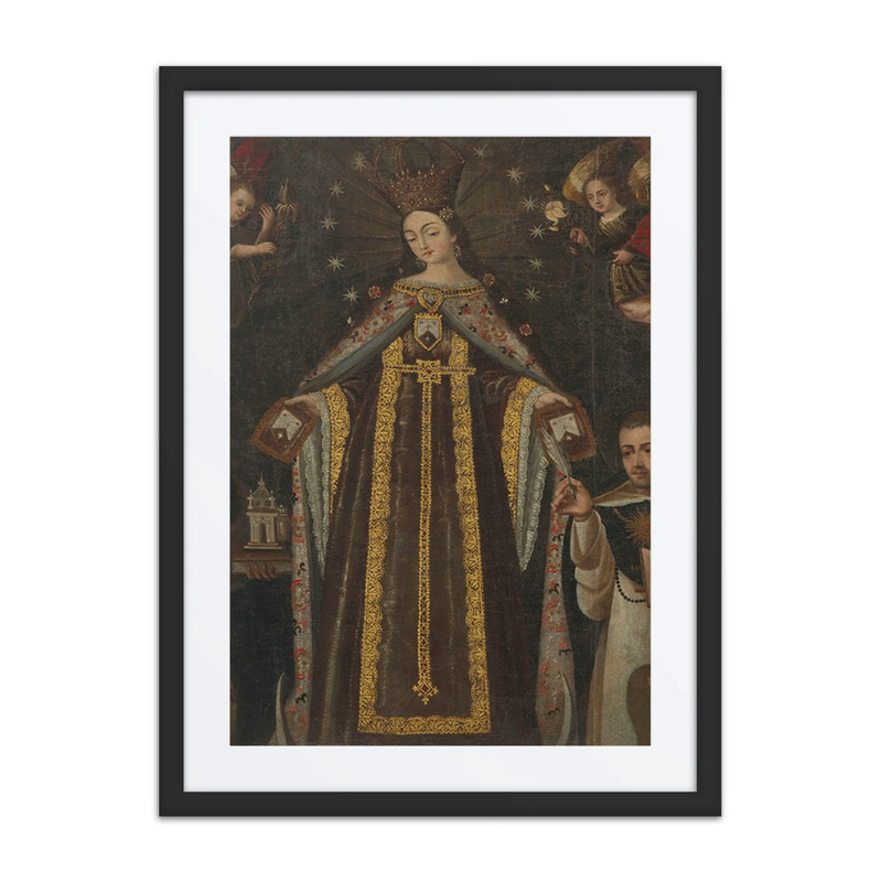 The Virgin Surrounded by Saints and Angels