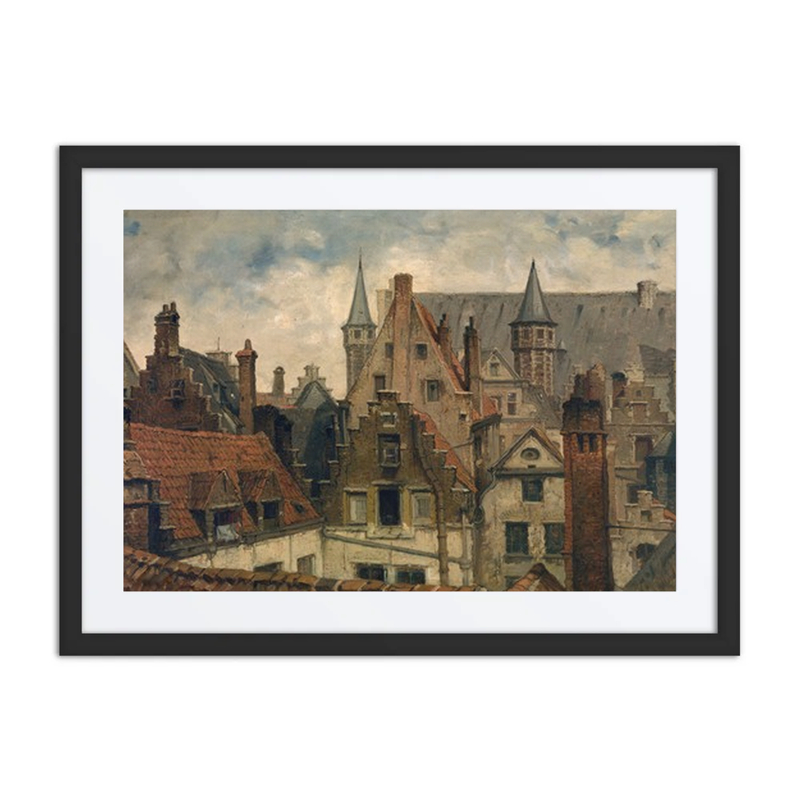 The Vleeshuis, Old Roofs and Crow-Stepped Gables