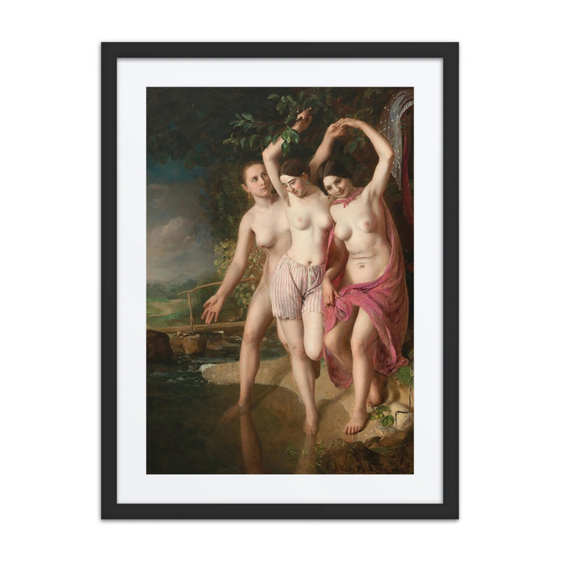 Three Bathers