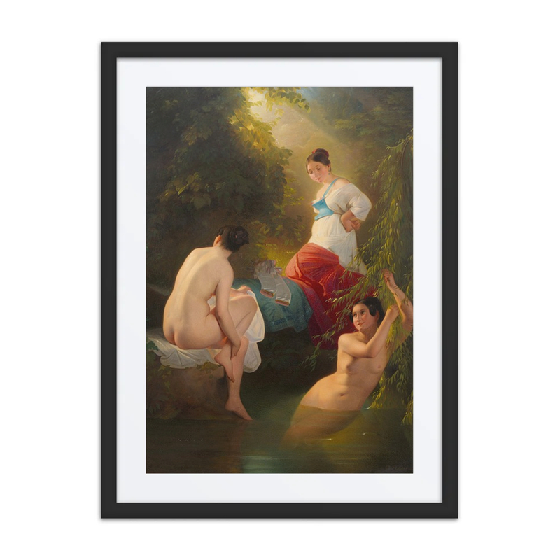 Three Bathing Women