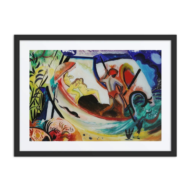 Three Girls in a Barque