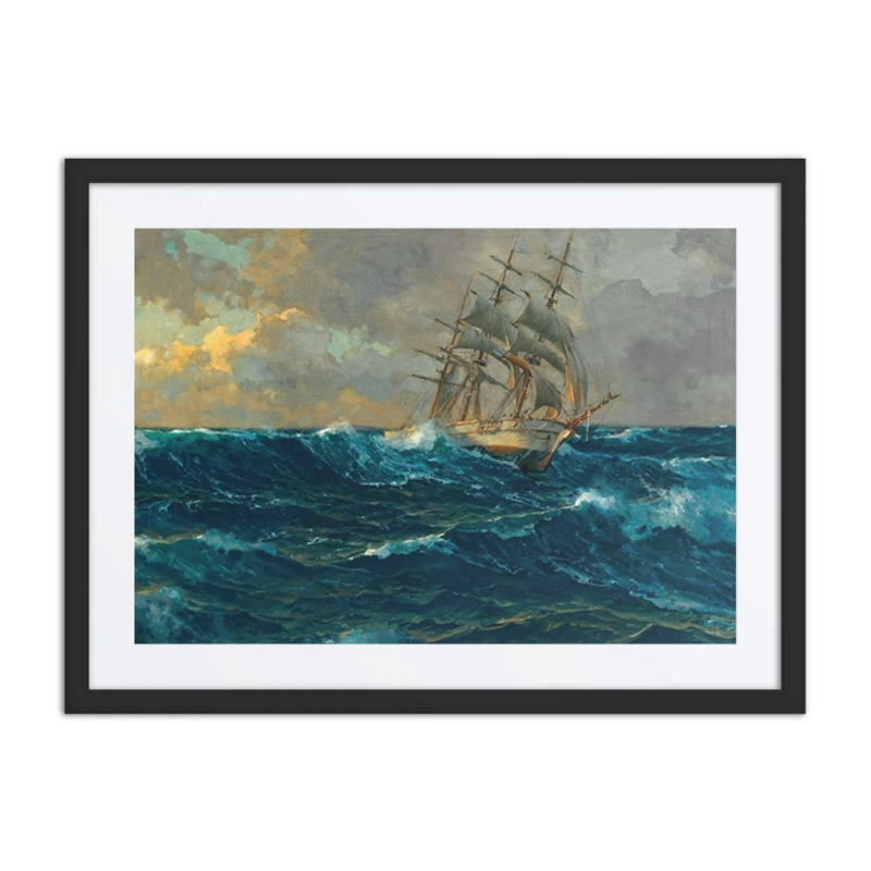 Three-Master at High Seas
