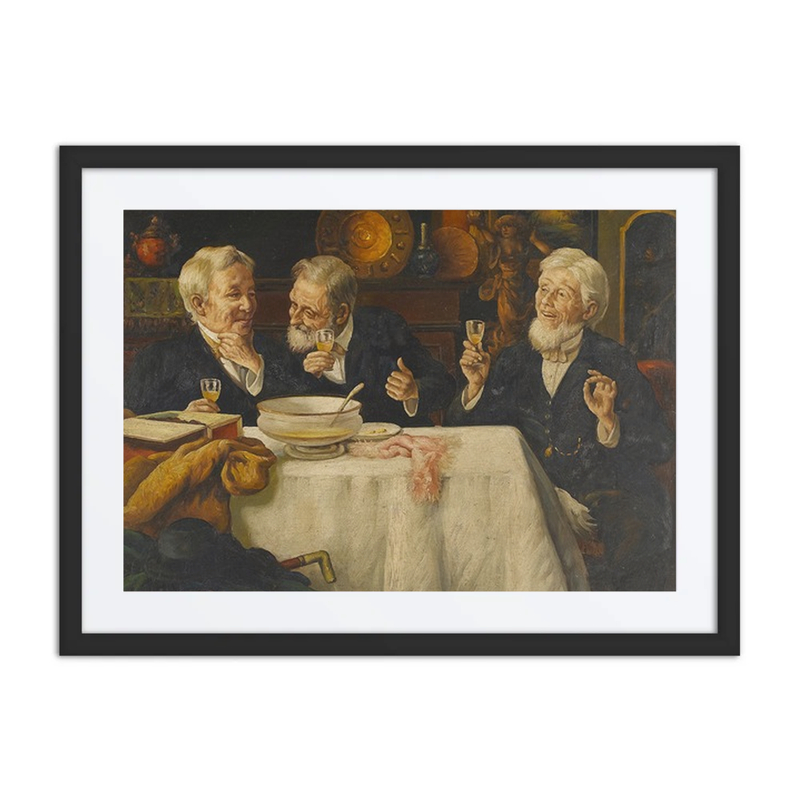 Three Men Dining