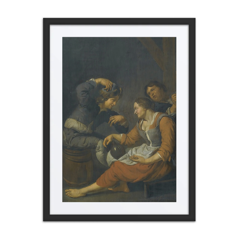 Three Peasants Drinking