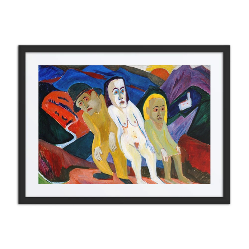 Three People in Landscape