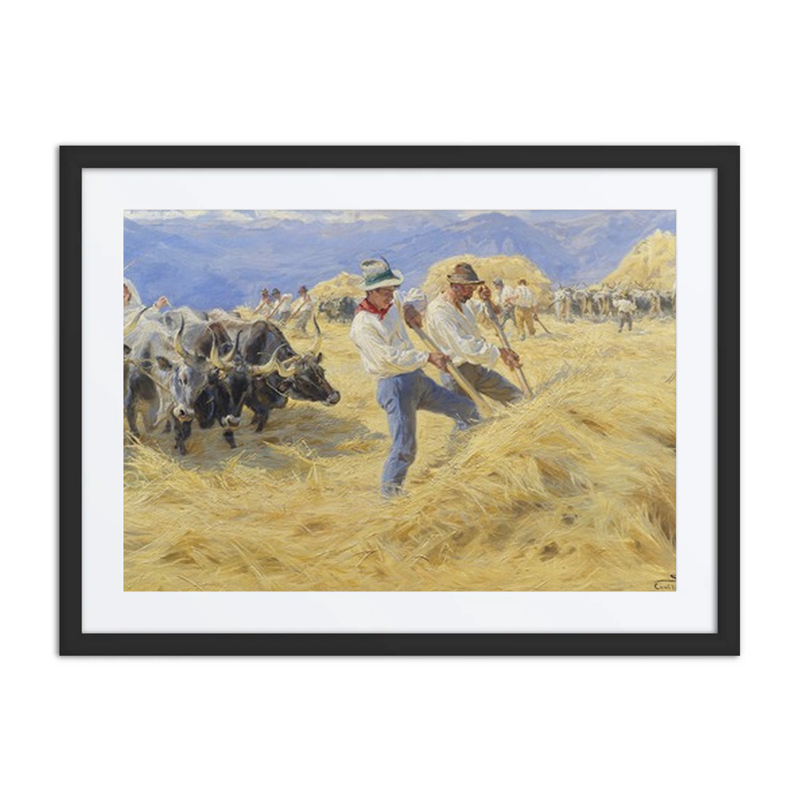 Threshing in the Abruzzi, Cività d’Antino
