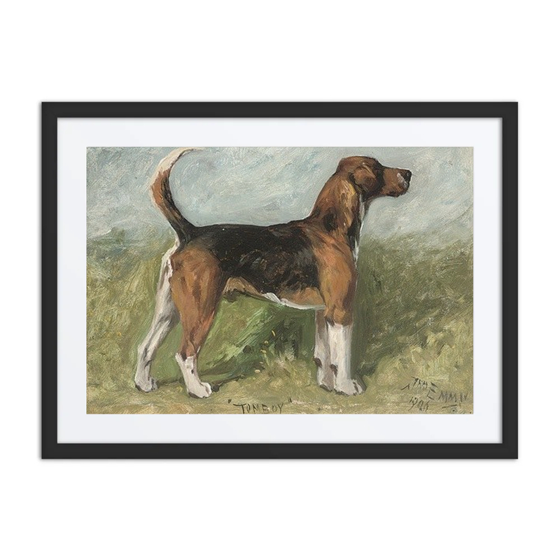 Tomboy, a Beagle in a Landscape