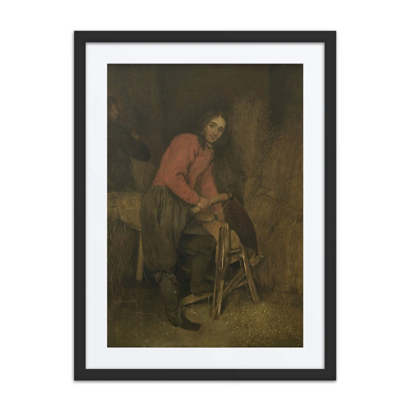 Trimming Bales of Hay