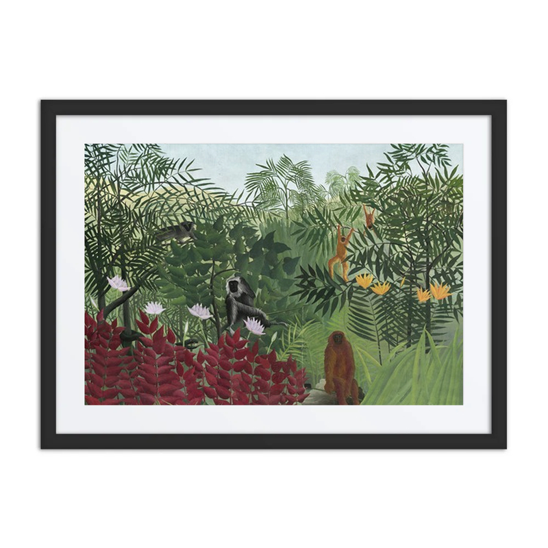 Tropical Forest with Monkeys