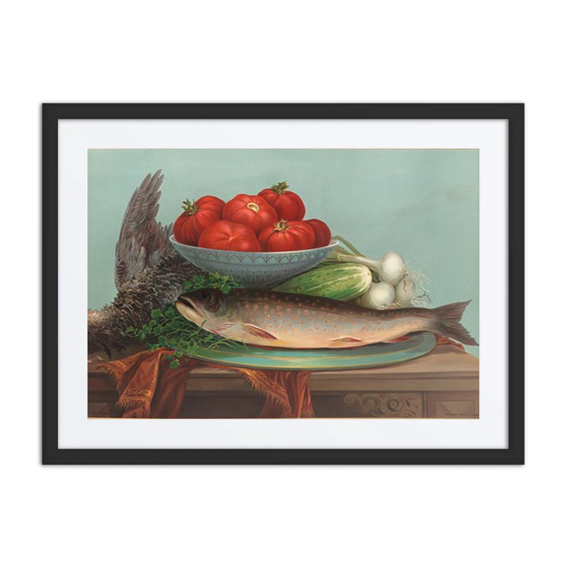 Trout, Grouse, Tomatoes