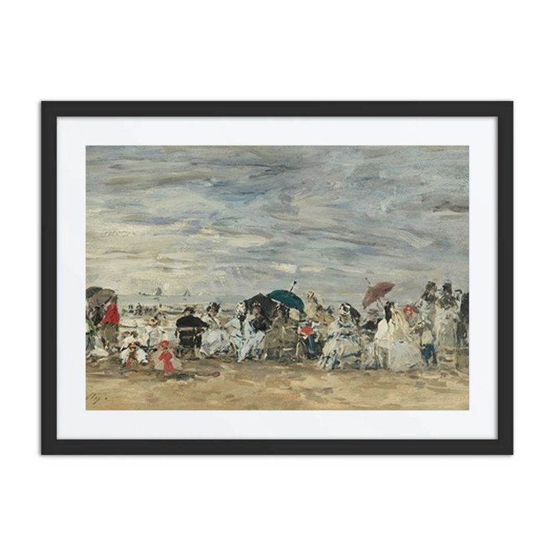 Trouville Beach Scene