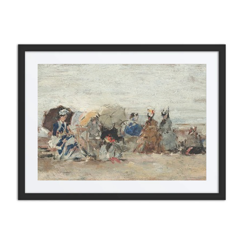 Trouville Beach Scene
