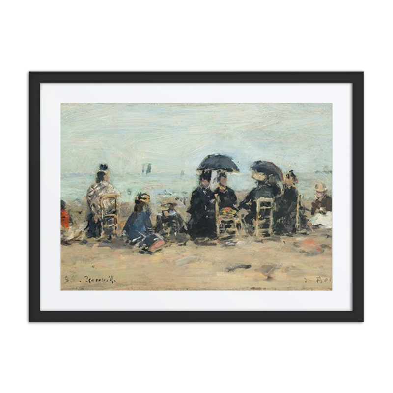 Trouville Beach Scene