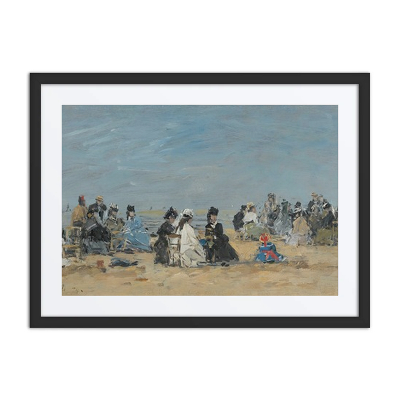 Trouville Beach Scene