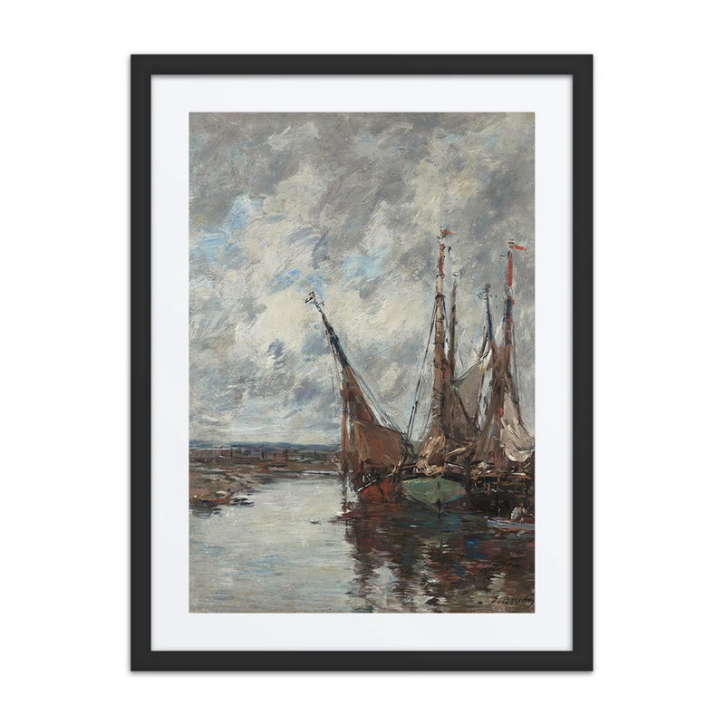 Trouville, Beached Sailboats