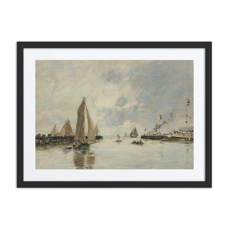 Trouville, les Jetées, Marée Haute
