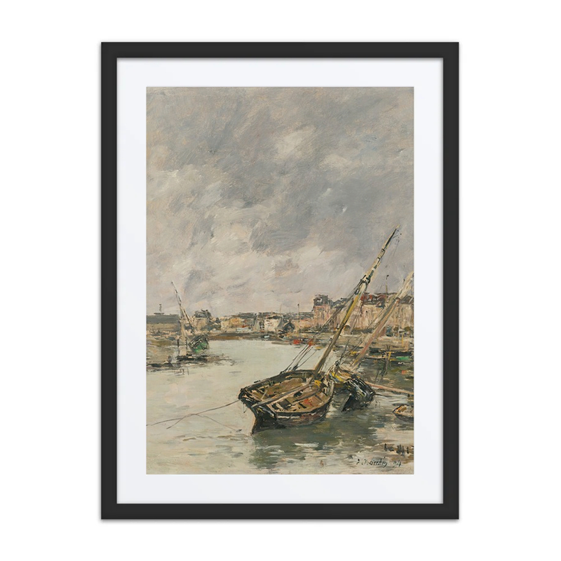 Trouville, the Port, Low Tide