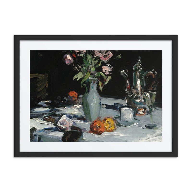 Tulips and a Coffee Pot