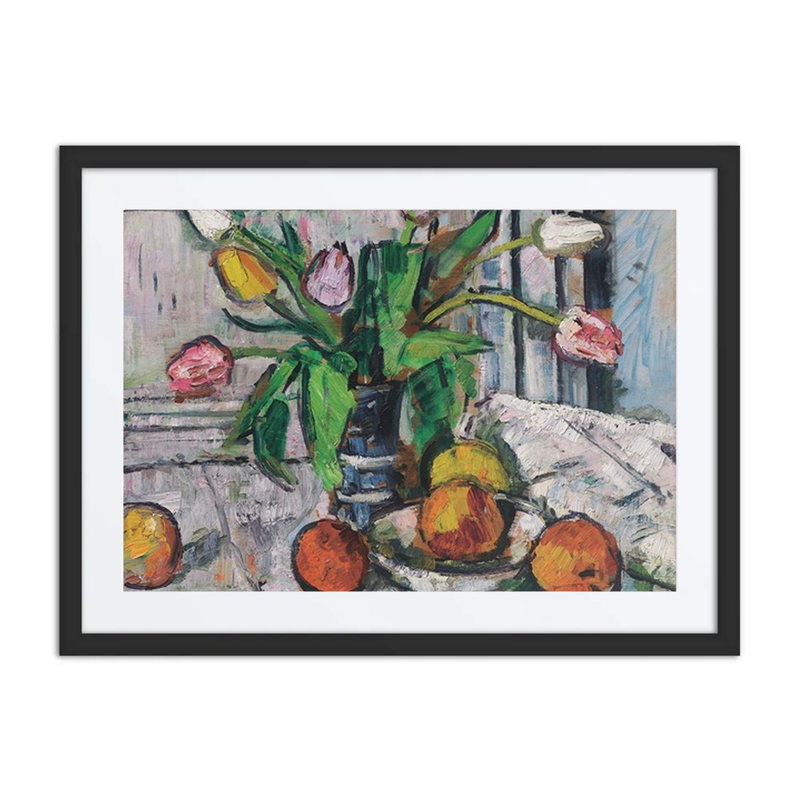 Tulips and Fruit