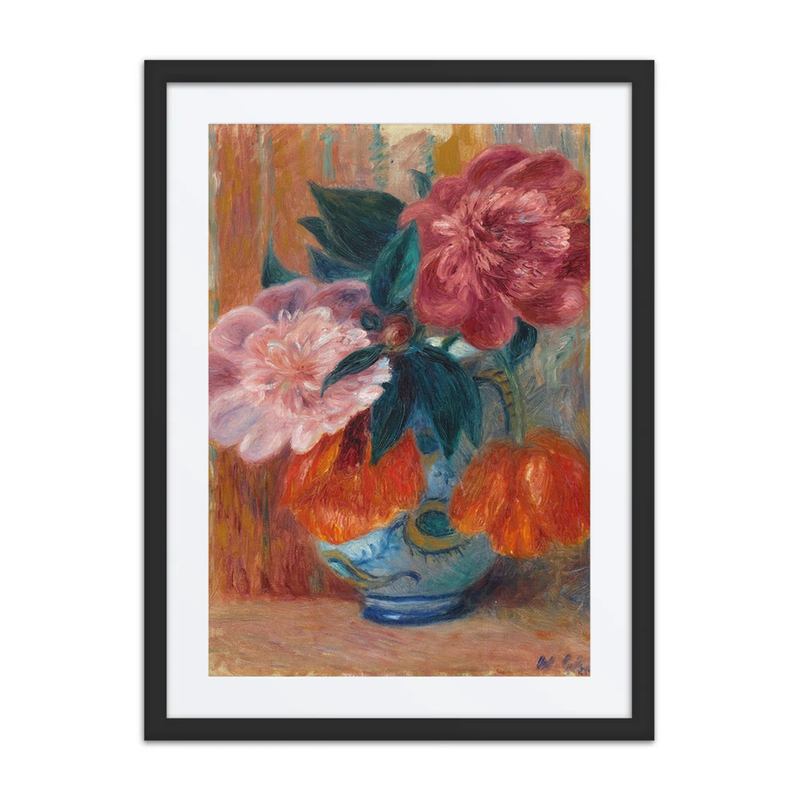 Tulips and Peonies in Pitcher