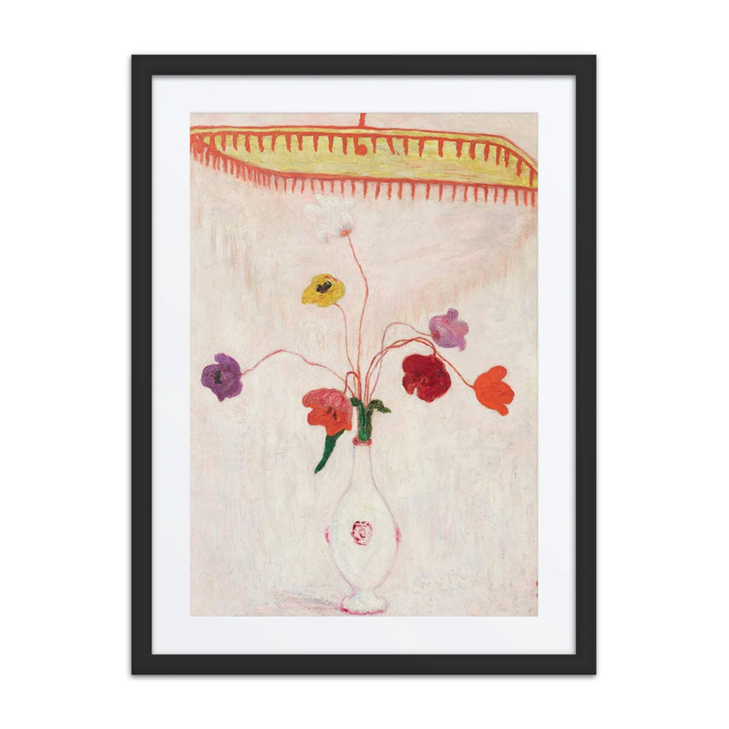 Tulips Under a Canopy