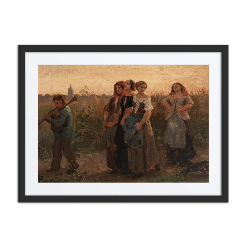 Turning Back from the Fields (Study)