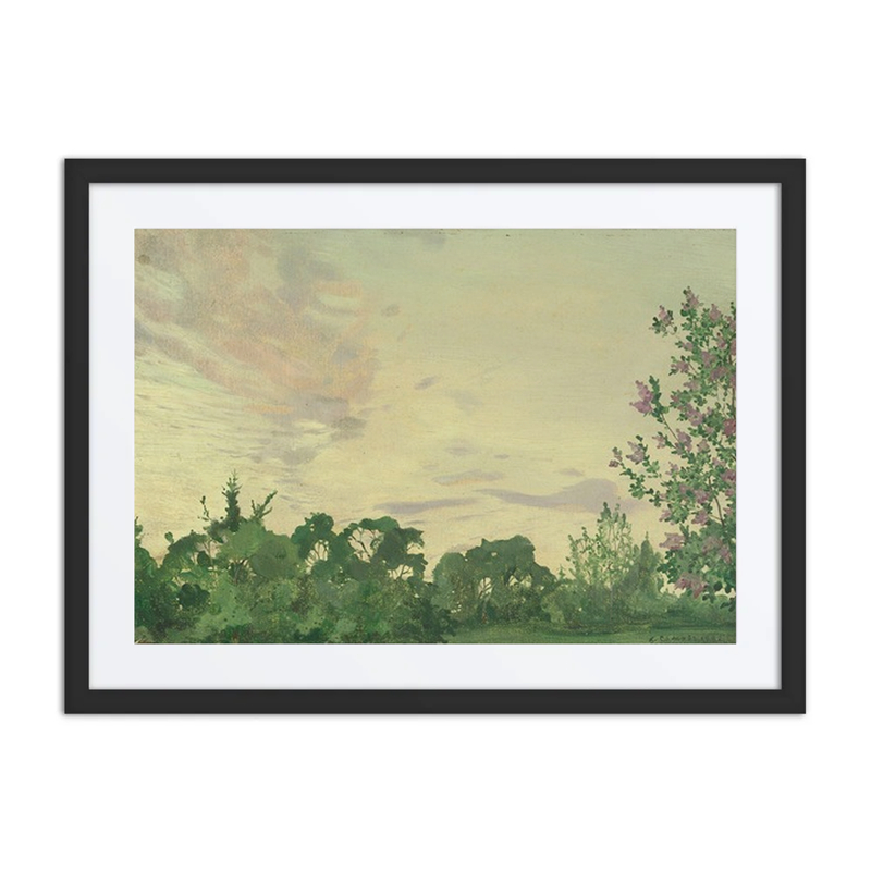 Twilight Landscape with Lilac