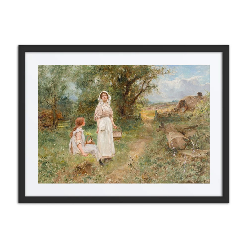 Two Blackberry Gatherers