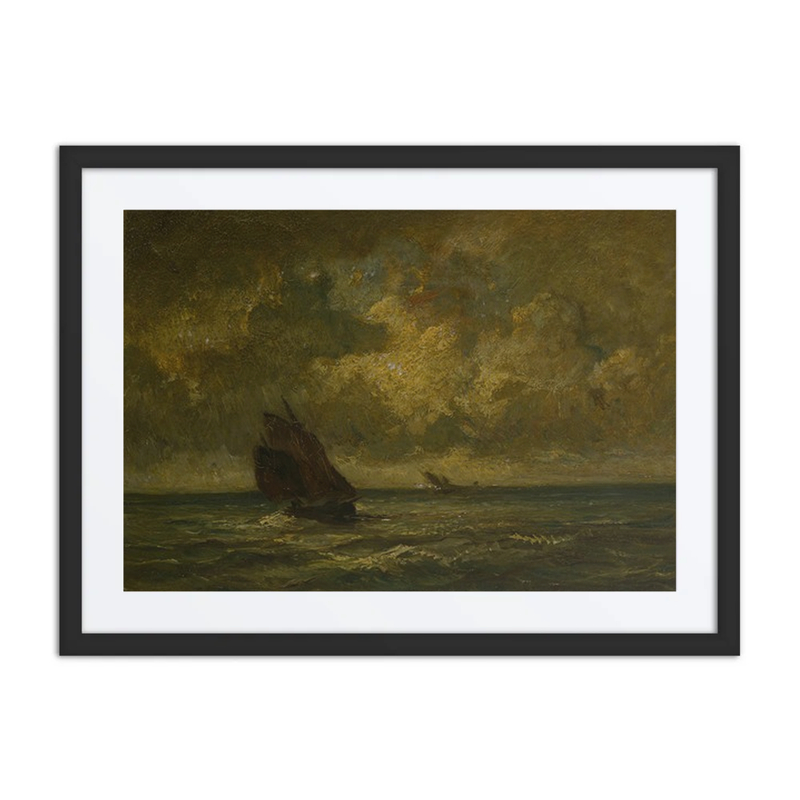 Two Boats in a Storm