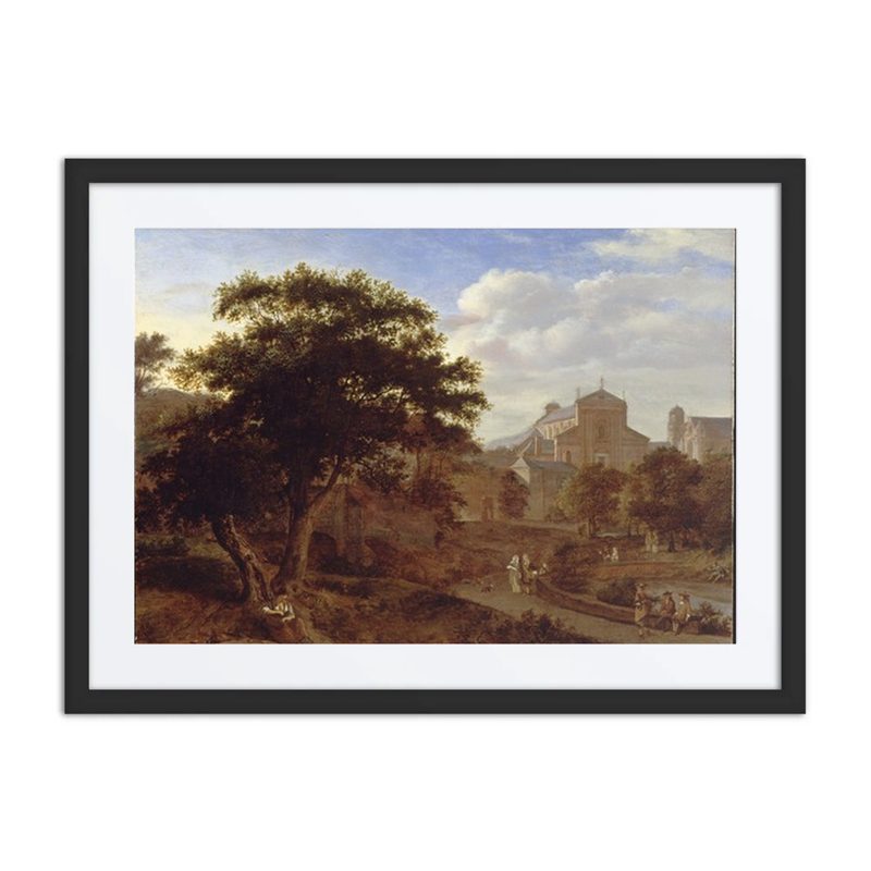 Two Churches and a Town Wall