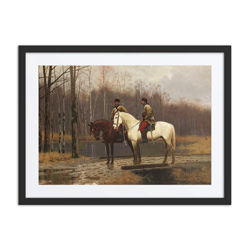 Two Cossacks on Horseback
