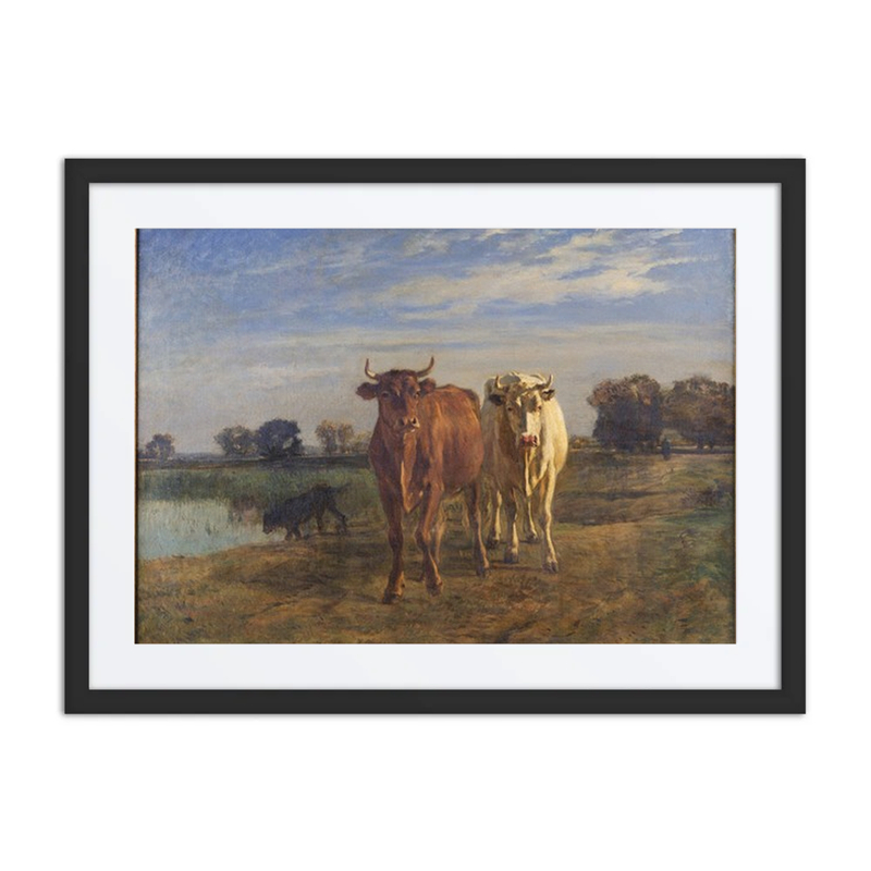 Two Cows in a Landscape