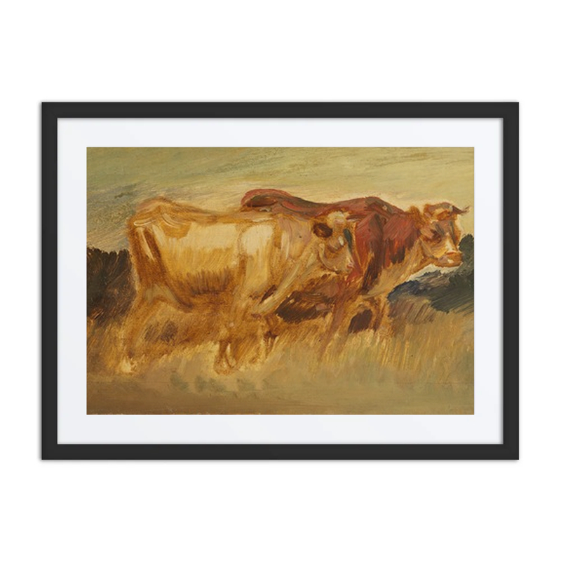 Two Cows in Landscape