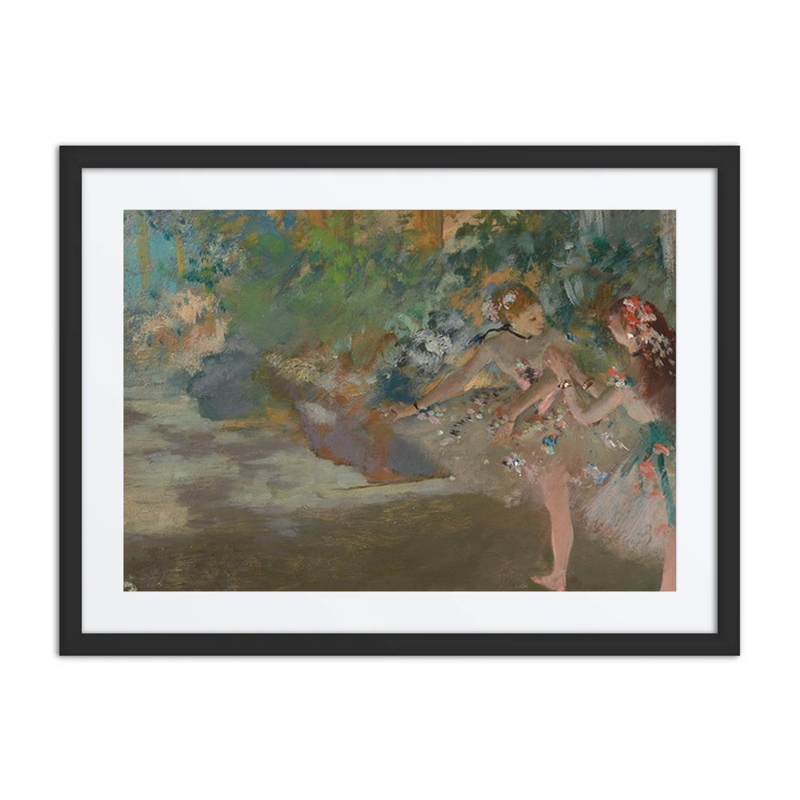 Two Dancers on Stage