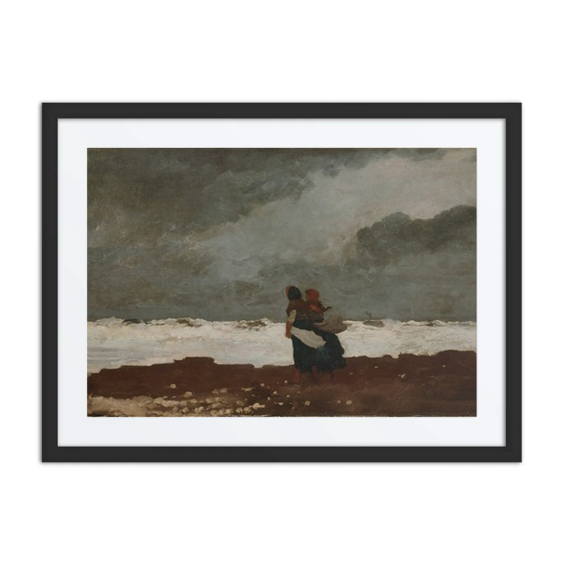 Two Figures by the Sea