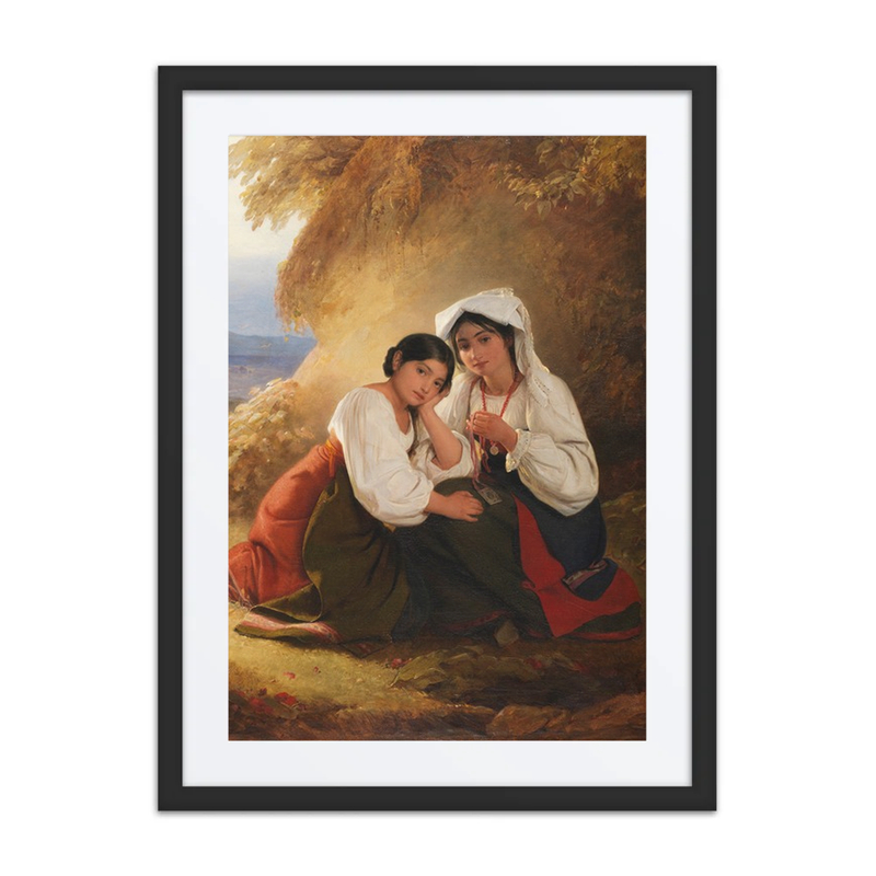 Two Girls in Albanian Costume