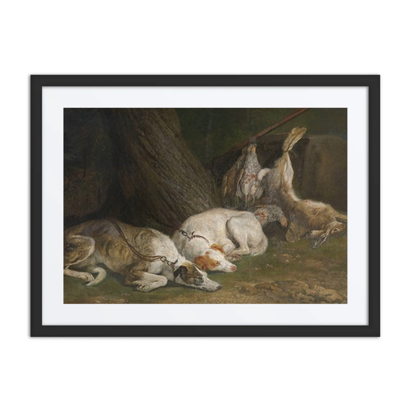 Two Greyhounds with Game