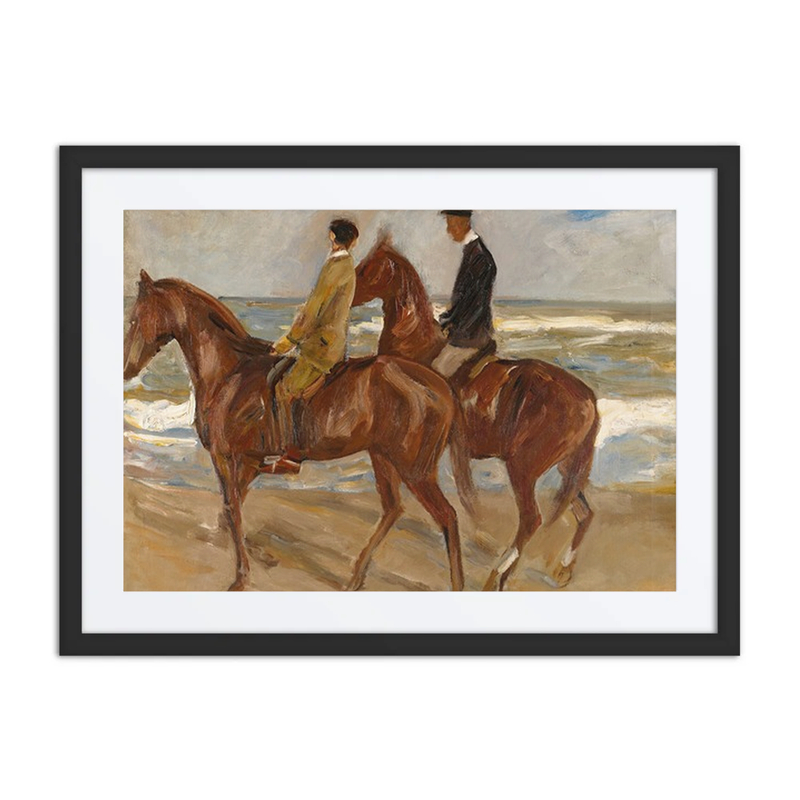 Two Riders on the Beach