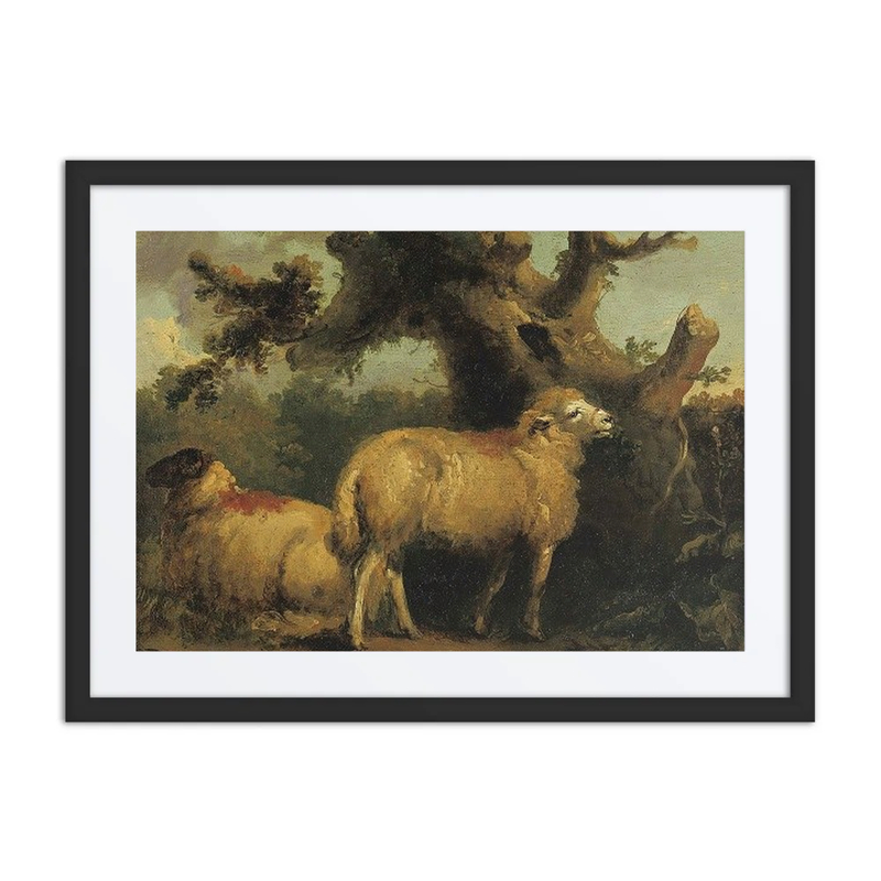 Two Sheep in a Landscape