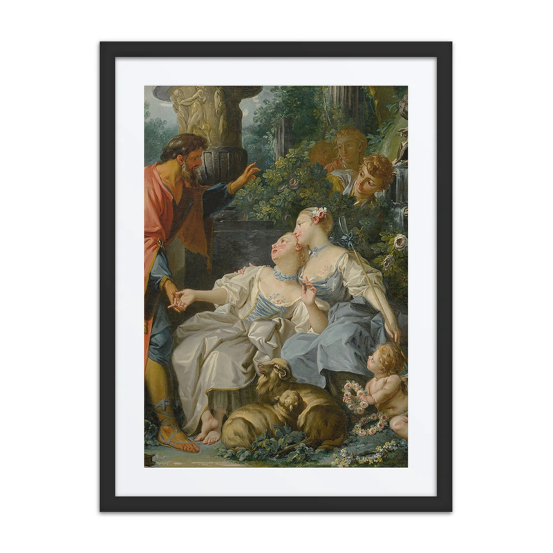 Two Shepherdesses in a Garden