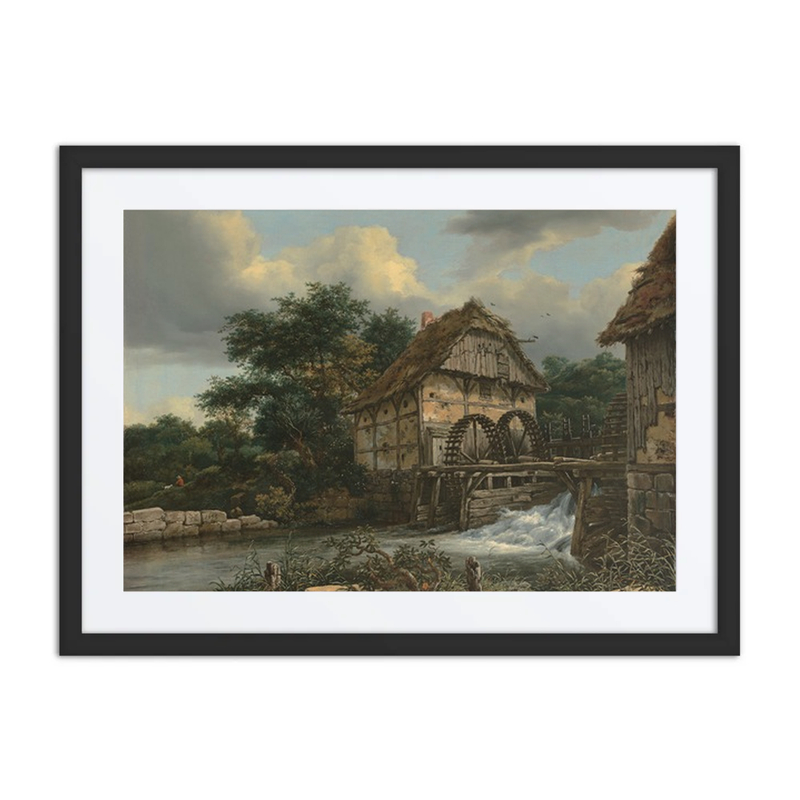 Two Watermills and an Open Sluice