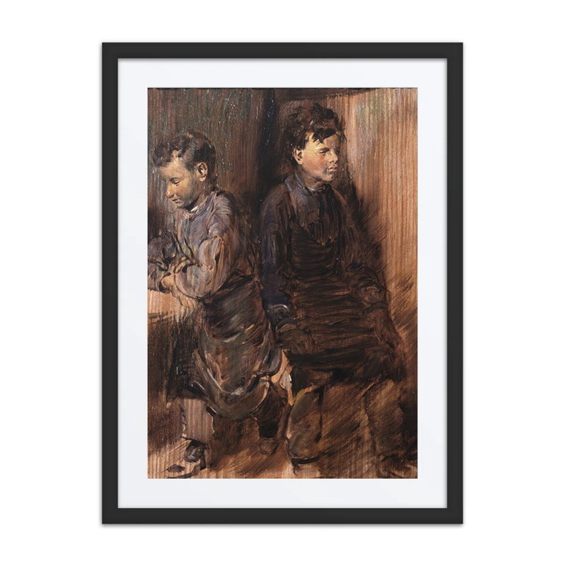 Two Young Shoemakers